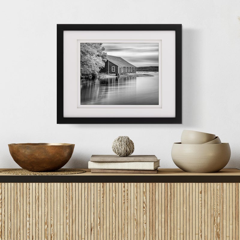 Gallery Solutions - 11"x14" - Black Frame - Double White Mat - Wall/Tabletop Display - Perfect Fit for 8"x10" Photos - Versatile Mounting Options - Rectangular Tabletop - Poster Frame - Image 2